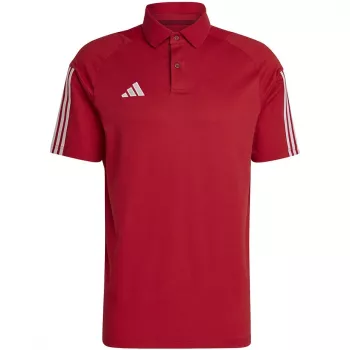 adidas Tiro 23 Competition polo marškinėliai Team Power Red/Balti, vyriški, S dydis