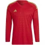 adidas Tiro 23 Competition ilgomis rankovėmis vyrų vartininko marškinėliai Raudoni