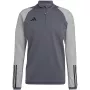 adidas Tiro 23 Competition treniruočių viršus vyrams Team Grey Four HU1316