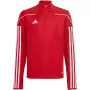 adidas Tiro 23 League treniruočių viršutinė dalis vaikams raudona HS3489 140cm