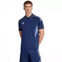 adidas Tiro 25 Competition vyriški polo marškinėliai tamsiai mėlyni, trumpomis rankovėmis, dydis S