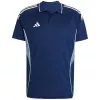 adidas Tiro 25 Competition vyriški polo marškinėliai tamsiai mėlyni, trumpomis rankovėmis, dydis S