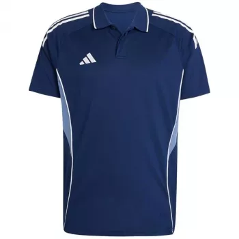 adidas Tiro 25 Competition vyriški polo marškinėliai tamsiai mėlyni, trumpomis rankovėmis, dydis S