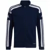 adidas Squadra 21 treniruočių pilno užtrauktuko megztinis, tamsiai mėlynas, HC6276, jaunimo 140 cm