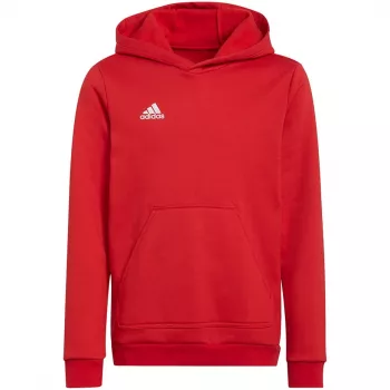 adidas Entrada 22 Hoody vaikiškas megztinis su gobtuvu raudonas 140cm
