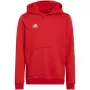 adidas Entrada 22 Hoody vaikiškas megztinis su gobtuvu raudonas 140cm
