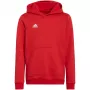 adidas Entrada 22 vaikiškas gobtuvas su gobtuvu, raudonas, 116 dydis