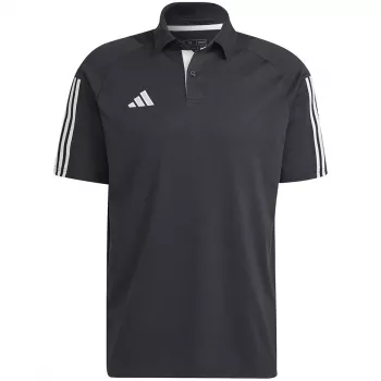 adidas Tiro 23 Competition Polo vyriški marškinėliai juodi HK8051 S