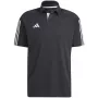adidas Tiro 23 Competition Polo vyriški marškinėliai juodi HK8051 S