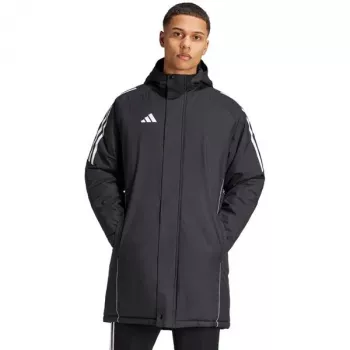 adidas Tiro 24 Stadium Parka vyriška striukė juoda/balta L