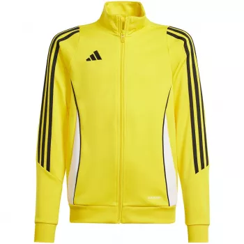 adidas Tiro 24 treniruočių megztinis vaikams - geltonas, 128 cm