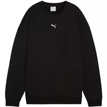 Puma moteriškas ESS Oversized Crew megztinis su gobtuvu TR juodos spalvos L dydis