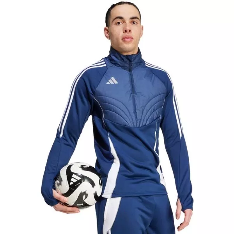 adidas vyriškas Tiro 24 Winterized gobtuvas Team Navy Blue/Baltas, M dydis