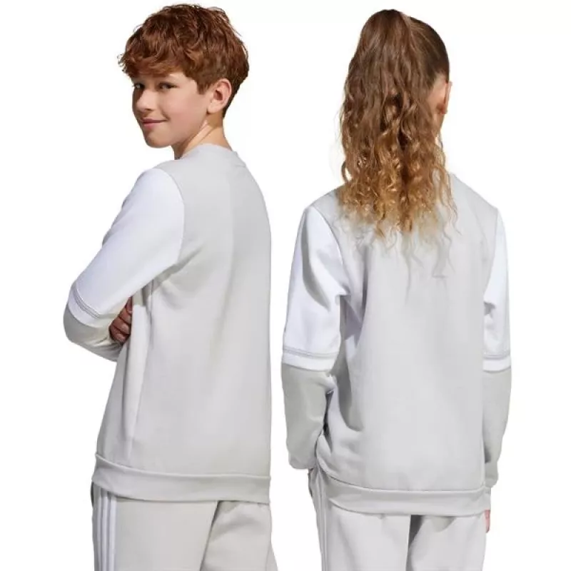 adidas Squadra 25 Sweat Crew vaikiškas megztinis pilkas JD4824 152cm
