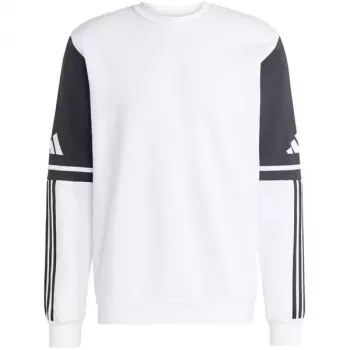 adidas Squadra 25 Sweat Crew vyriškas sportinis megztinis Baltas/Juodas, dydis M