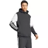 adidas Squadra 25 vyriškas sportinis gobtuvas juodos/baltos spalvos, M dydis