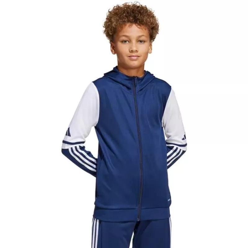 adidas Squadra 25 vaikiškas gobtuvas Team Navy Blue/White, dydis 152