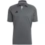 adidas Tiro 23 Competition polo marškinėliai pilki/juodi HU1344 S