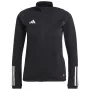 adidas Tiro 23 Competition treniruočių megztinis, juodos spalvos HK7651