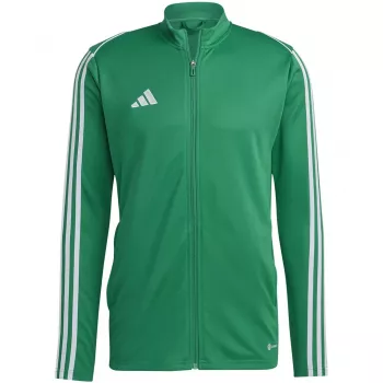 adidas Tiro 23 League vyriškas treniruočių džemperis su užtrauktuku, žalias, XL