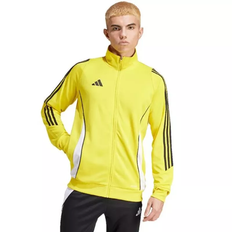 adidas vyriški Tiro 24 treniruočių marškinėliai geltoni, S dydis