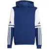 adidas Squadra 25 vaikiškas gobtuvas su kišene Team Navy Blue 2 / White 116 dydis
