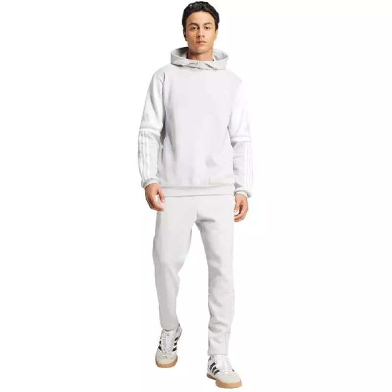 adidas Squadra 25 prakaituojantis megztinis su gobtuvu vyrams - Medium Grey Heather, dydis L