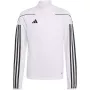 adidas Tiro 23 League treniruočių viršutinė dalis Baltas/Juodas IB8477 Jaunimo 128cm