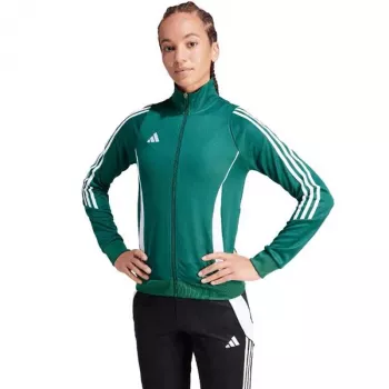 adidas Tiro 24 moteriškas treniruočių viršus su užtrauktuku - Team Green - 2XL