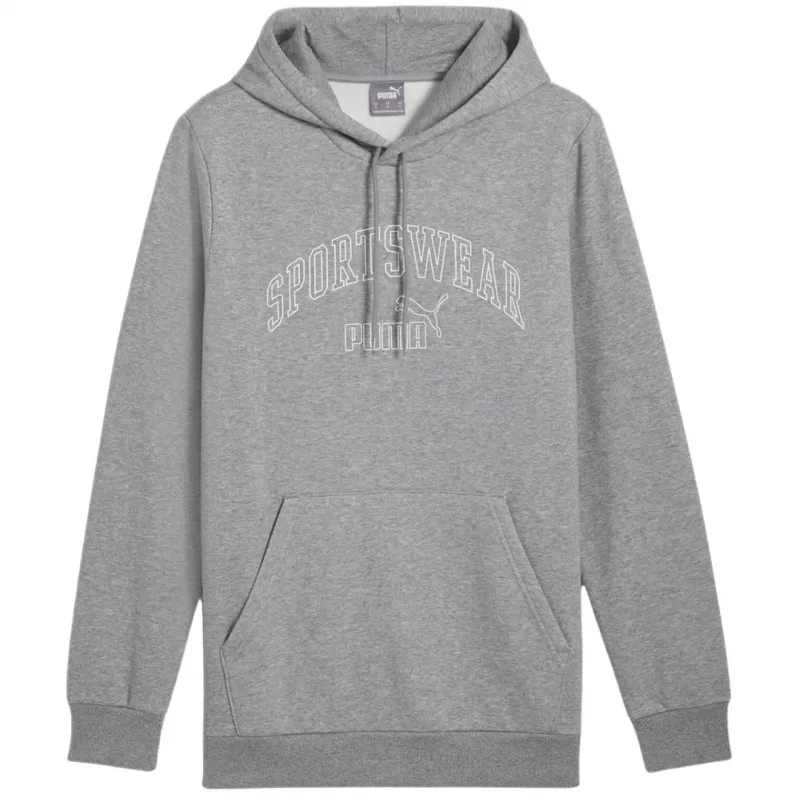 PUMA Essentials+ Logo LAB Gradient gobtuvas FL Grey vyriškas vilnos megztinis L dydžio