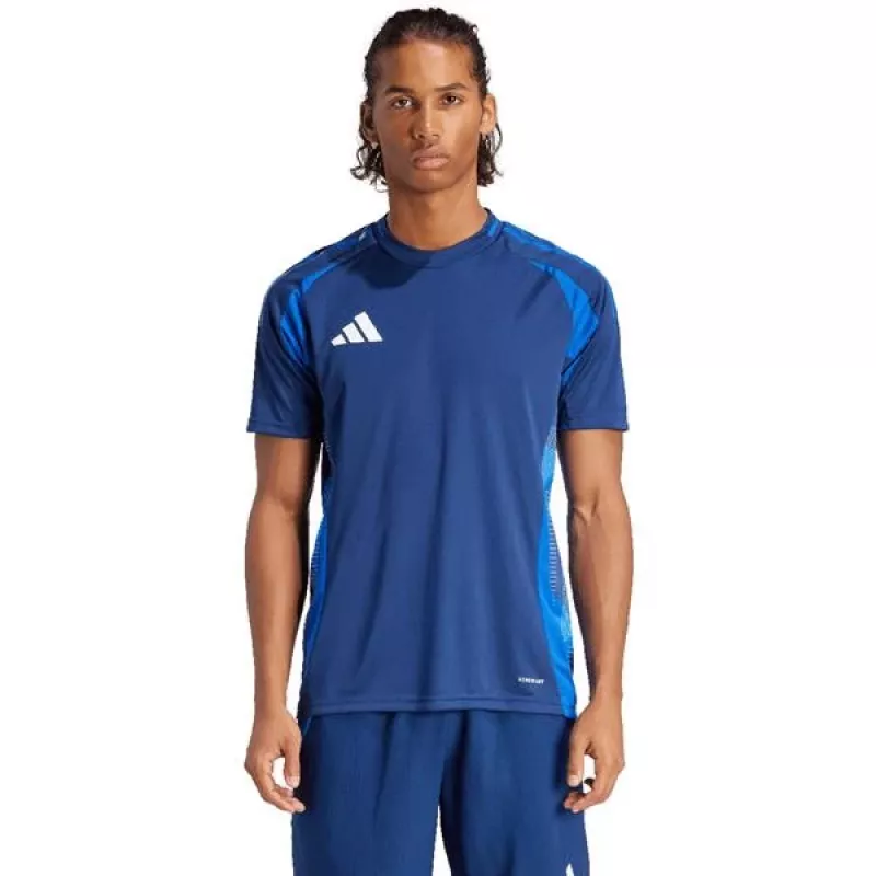 adidas Tiro 24 Competition Match marškinėliai vyrams - tamsiai mėlyni, S dydis
