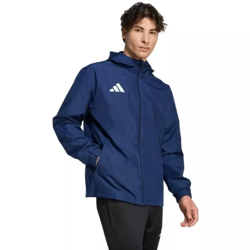 adidas Entrada 26 All Weather vyriška futbolo striukė, tamsiai mėlyna, L