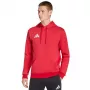 adidas Entrada 26 vyriškas gobtuvas su gobtuvu, raudonas, S dydis