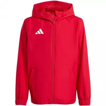 adidas Entrada 26 All Weather vaikiška striukė, unisex, raudona, 152 cm
