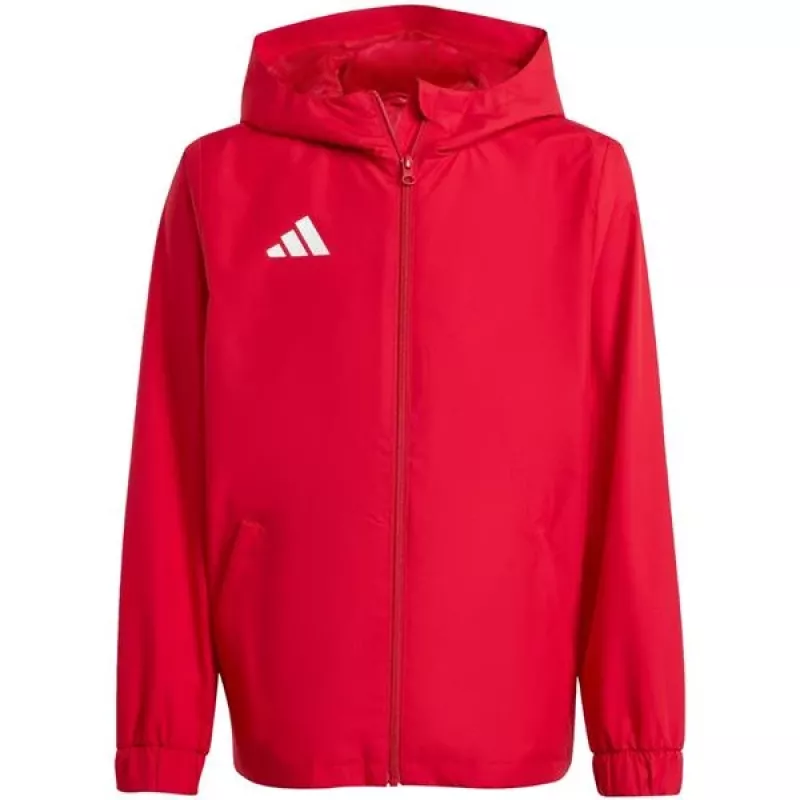 adidas Entrada 26 All Weather vaikiška striukė, unisex, raudona, 152 cm