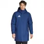 adidas Entrada 26 Stadium Jacket vyriška tamsiai mėlyna, perdirbtas poliesteris, pilnas užtrauktukas, su gobtuvu, L