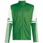 adidas Squadra 25 treniruočių megztinis vyrams, komandinė žalia/balta, S dydis