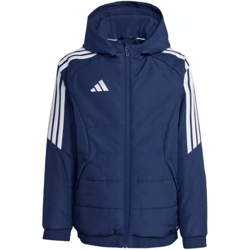 adidas Tiro 26 Winter vaikiška striukė tamsiai mėlyna, 140 cm dydis