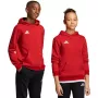 adidas Entrada 26 vaikiškas gobtuvas su gobtuvu raudonas 152 cm
