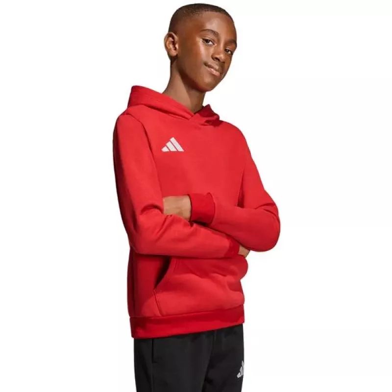 adidas Entrada 26 vaikiškas gobtuvas su gobtuvu raudonas 152 cm