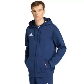 adidas vyriškas Entrada 26 pilno užtrauktuko gobtuvas, tamsiai mėlynas, M dydis