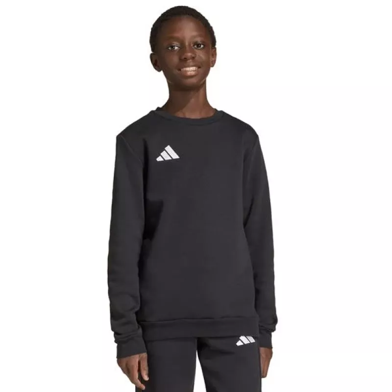 adidas Entrada 26 vaikiškas sportinis megztinis juodos spalvos 152cm
