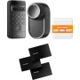 Išmaniosios spynos rinkinys SwitchBot Lock Ultra Vision Combo su Keypad Vision ir Hub, juodas