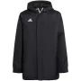 adidas Entrada 22 Stadium vaikiška striukė juoda IB6078