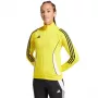 adidas Tiro 24 moterų treniruočių megztinis Semi Solar Yellow IR9498 S