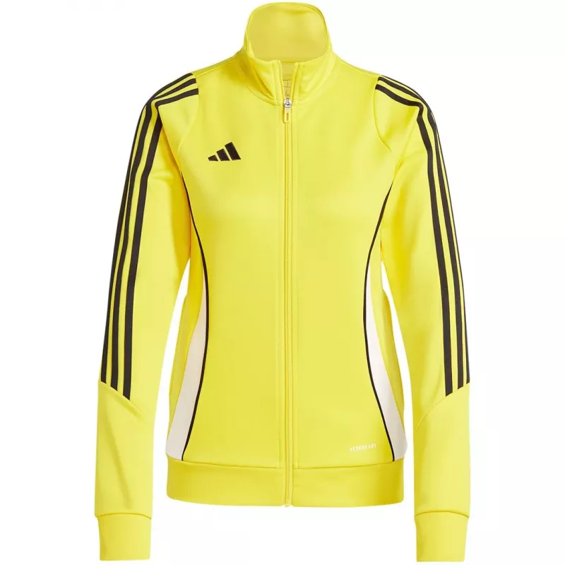 adidas Tiro 24 moterų treniruočių megztinis Semi Solar Yellow IR9498 S