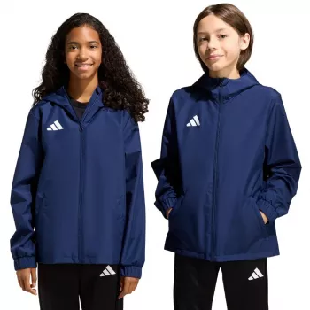 adidas Entrada 26 All Weather vaikiška striukė tamsiai mėlyna 140cm JZ9103