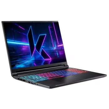 Acer Nitro V 16S žaidimų nešiojamasis kompiuteris - Intel Core 7 240H, 16 colių WQXGA 165Hz, 32GB DDR5, 1TB SSD, NVIDIA GeForce RTX 5060, be OS, Obsidian Black