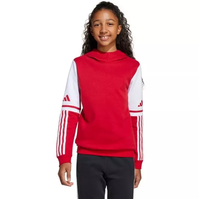 adidas Squadra 25 vaikų megztinis su gobtuvu Team Power Red JD4805 140cm