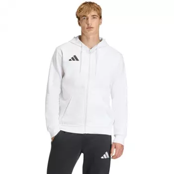 adidas vyriškas Entrada 26 pilno užtrauktuko gobtuvas baltas S
